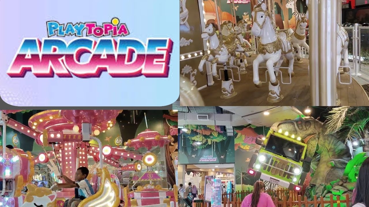 PLAYTOPIA ARCADE WAHANA BERMAIN TERBARU DI PLAZA MEDAN FAIR (CARREFOUR)