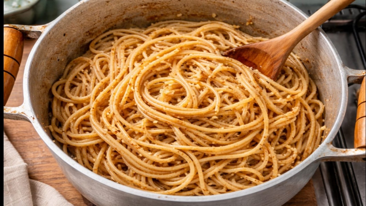 Macarrão Integral Fácil e Rápido | Pronto em Minutos 😍🍝