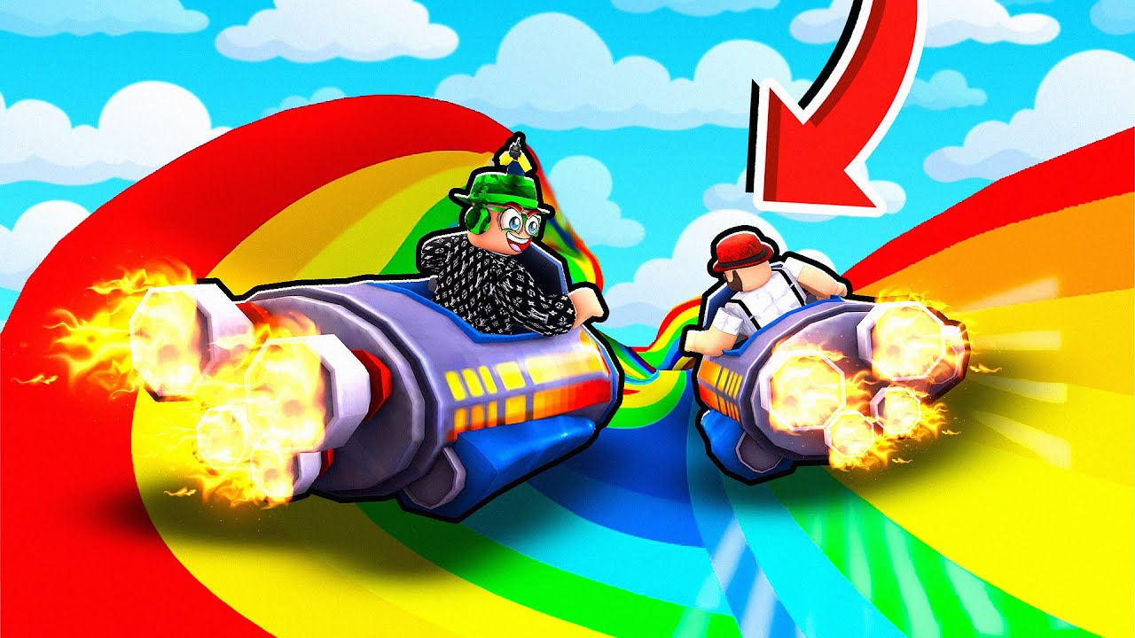 We Found The Biggest MEGA RAMP in the World! (ROBLOX Ride a Cart Simulator)