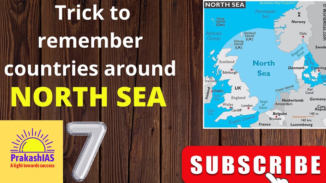 Trick to remember countries around North Sea