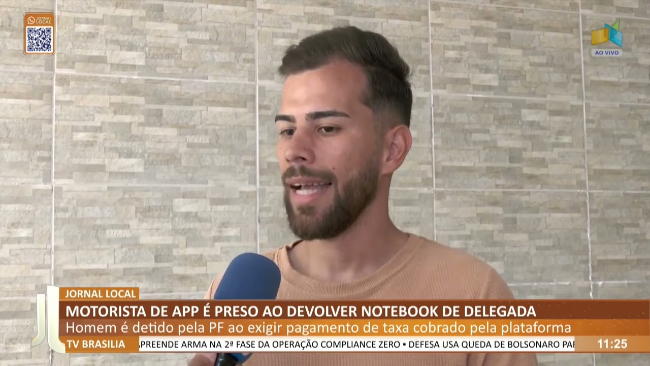 JL - Motorista de app é preso ao devolver notebook de delegada