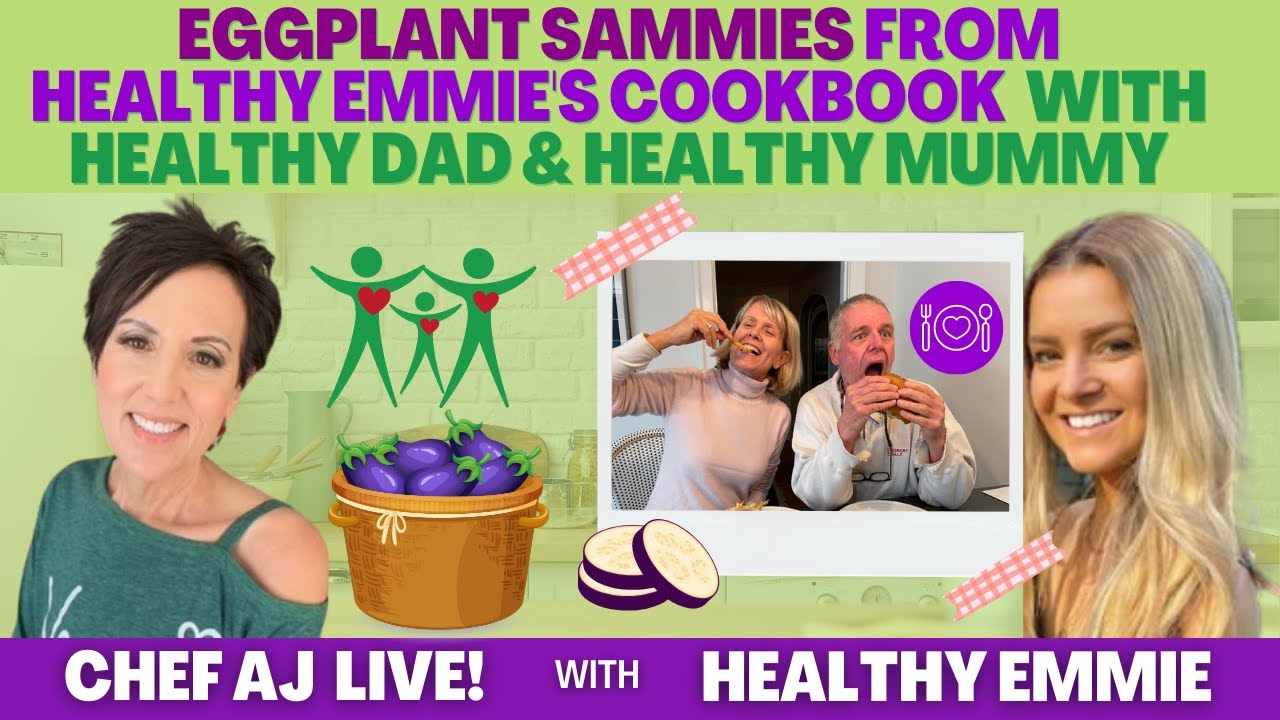 Eggplant Sammies from Healthy Emmie's Cookbook with Healthy Dad & Healthy Mummy