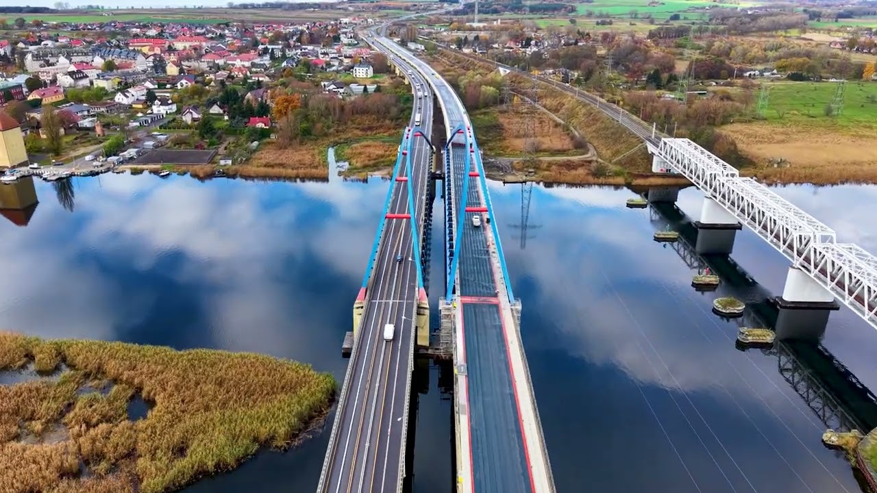13.11.2024 Budowa Drogi S3 Świnoujście - Troszyn - Odcinek 2 od Troszyna do Dargobądza. Dji Drone 4K