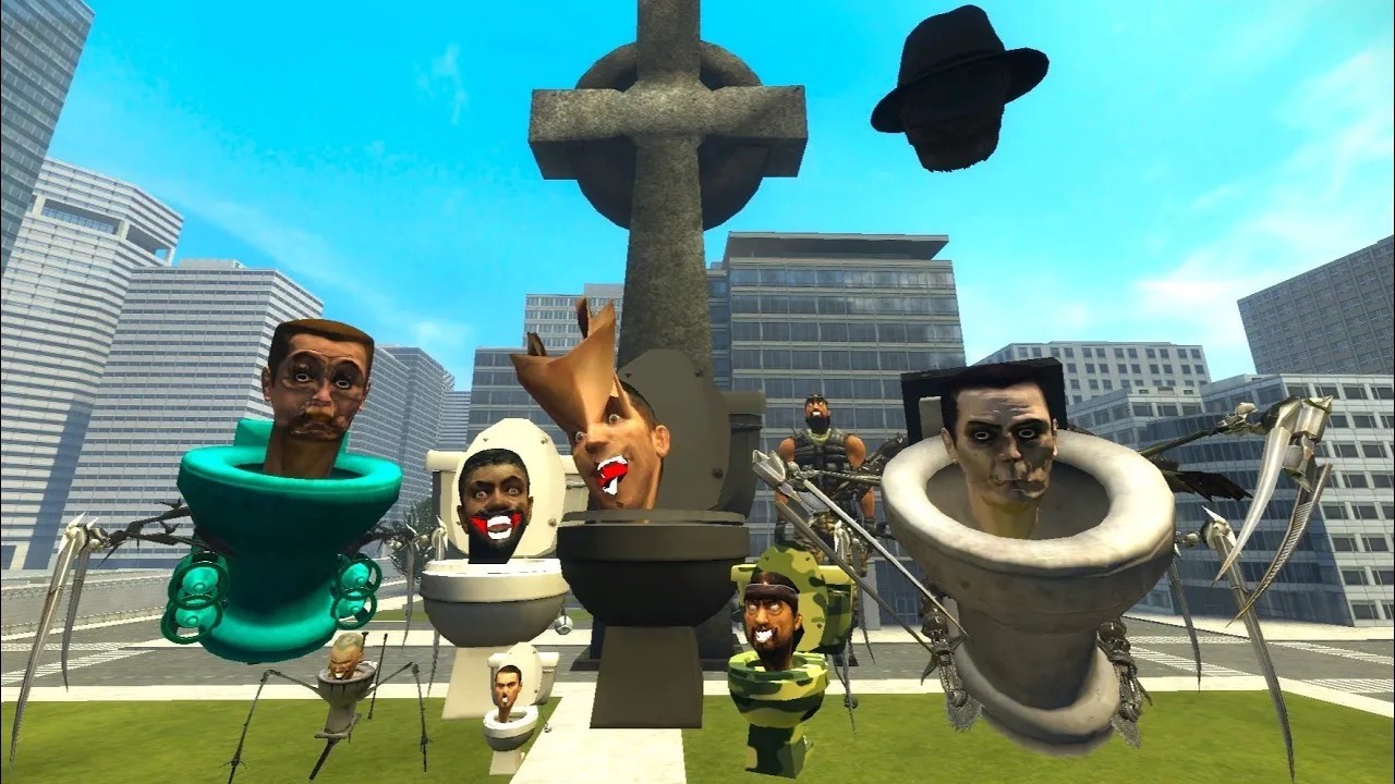 New toilet realistic gmod! Big compilation  #1