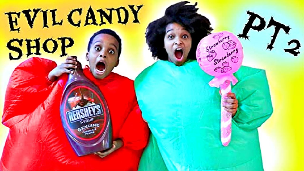 GIANT Candy Shop Part 2 - Greedy Granny In Real Life - Shiloh and Shasha - Onyx Kids