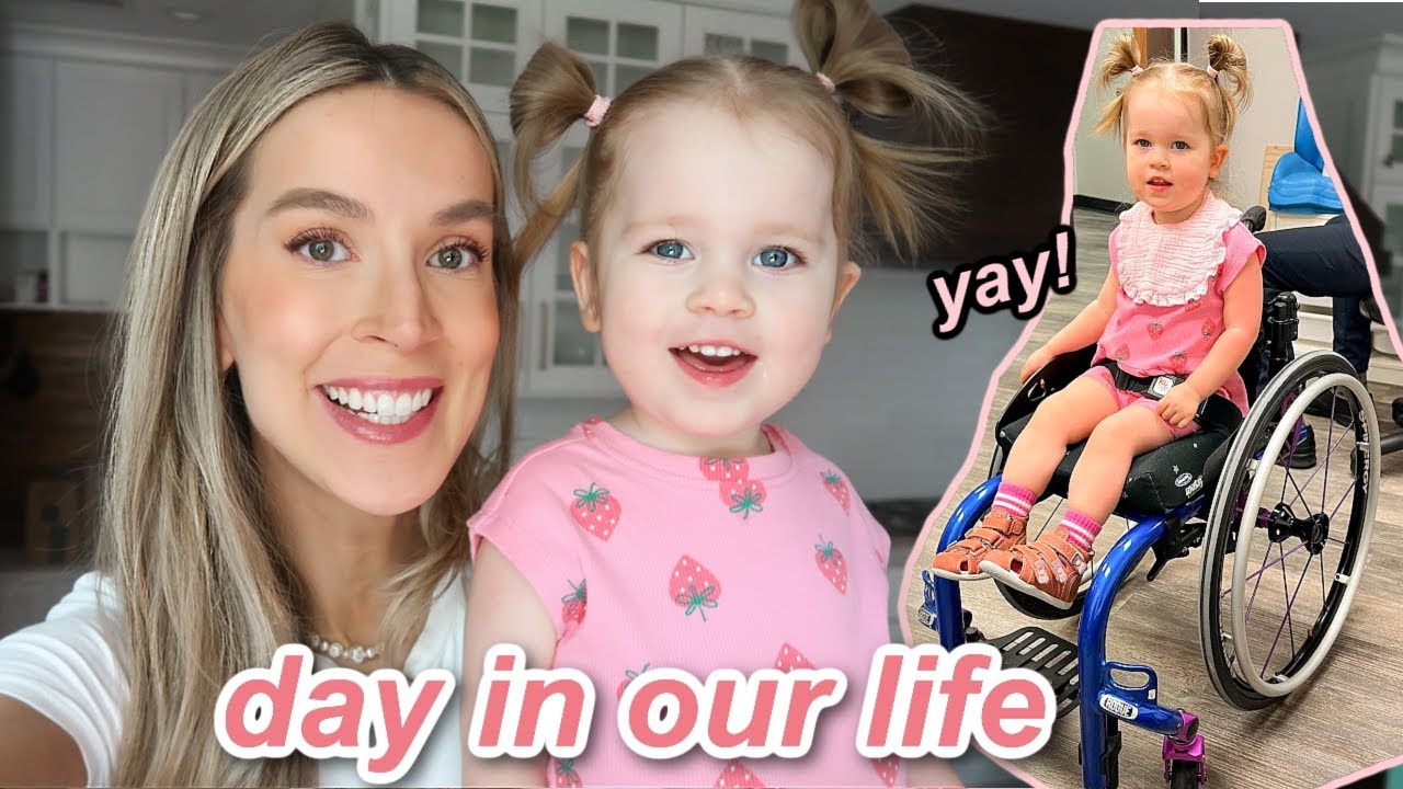 TRYING OUR FIRST WHEELCHAIR + AAC IS HERE ✨ SAHM DITL vlog