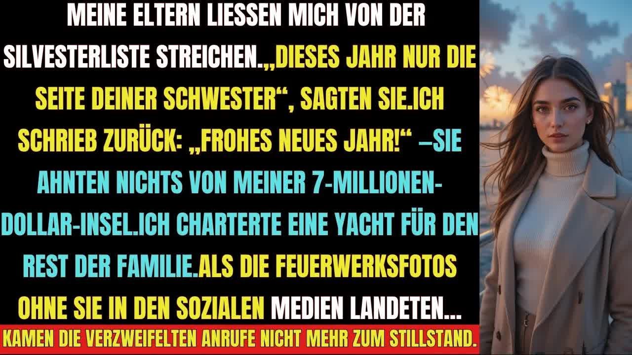 🔥 Meine Eltern luden nur meine Schwester ein… sie ahnten nichts von meiner 7 Millionen Dollar I
