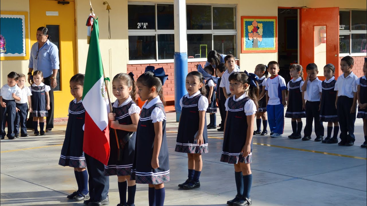 Honores a la Bandera, Colegio de la Salle, Matamoros Tamaulipas, 03Nov2014