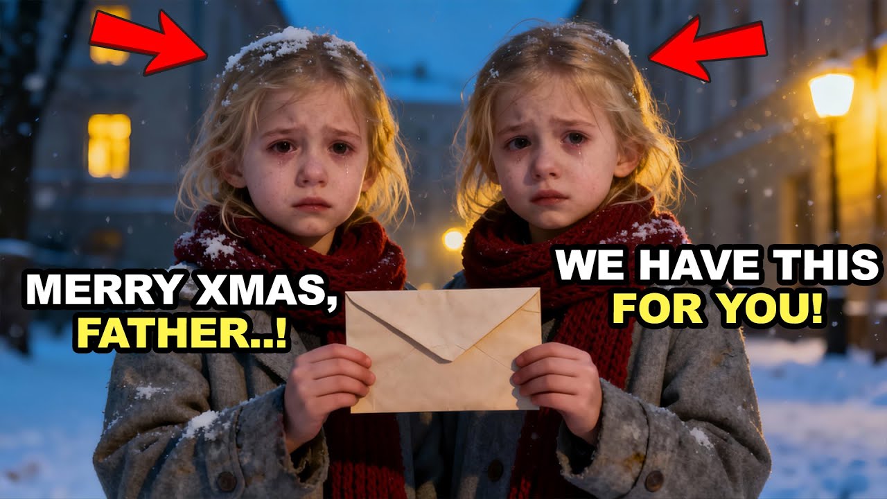 “MERRY CHRISTMAS, DAD,” THE TWINS SAY — A MILLIONAIRE FAINTS AFTER READING THEIR LETTER