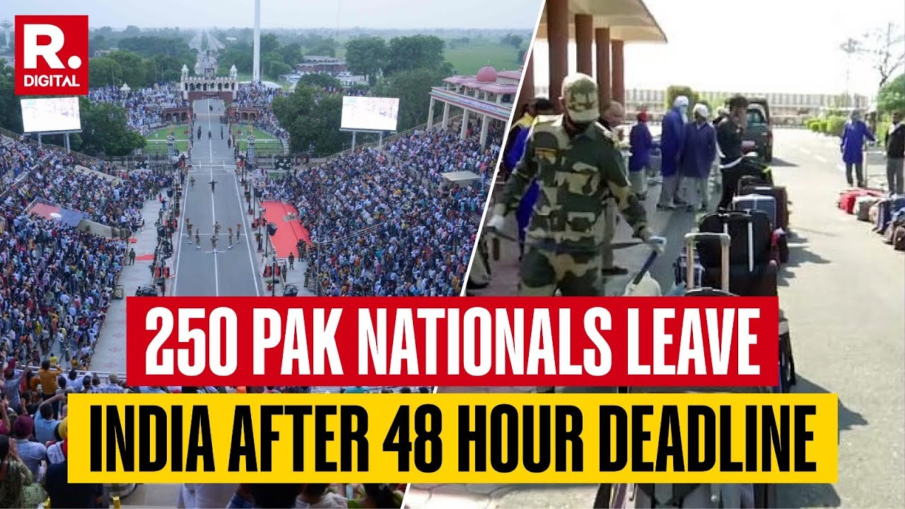 Nearly 250 Pakistanis Leave India From Attari Border After 48 Hour MEA Deadline
