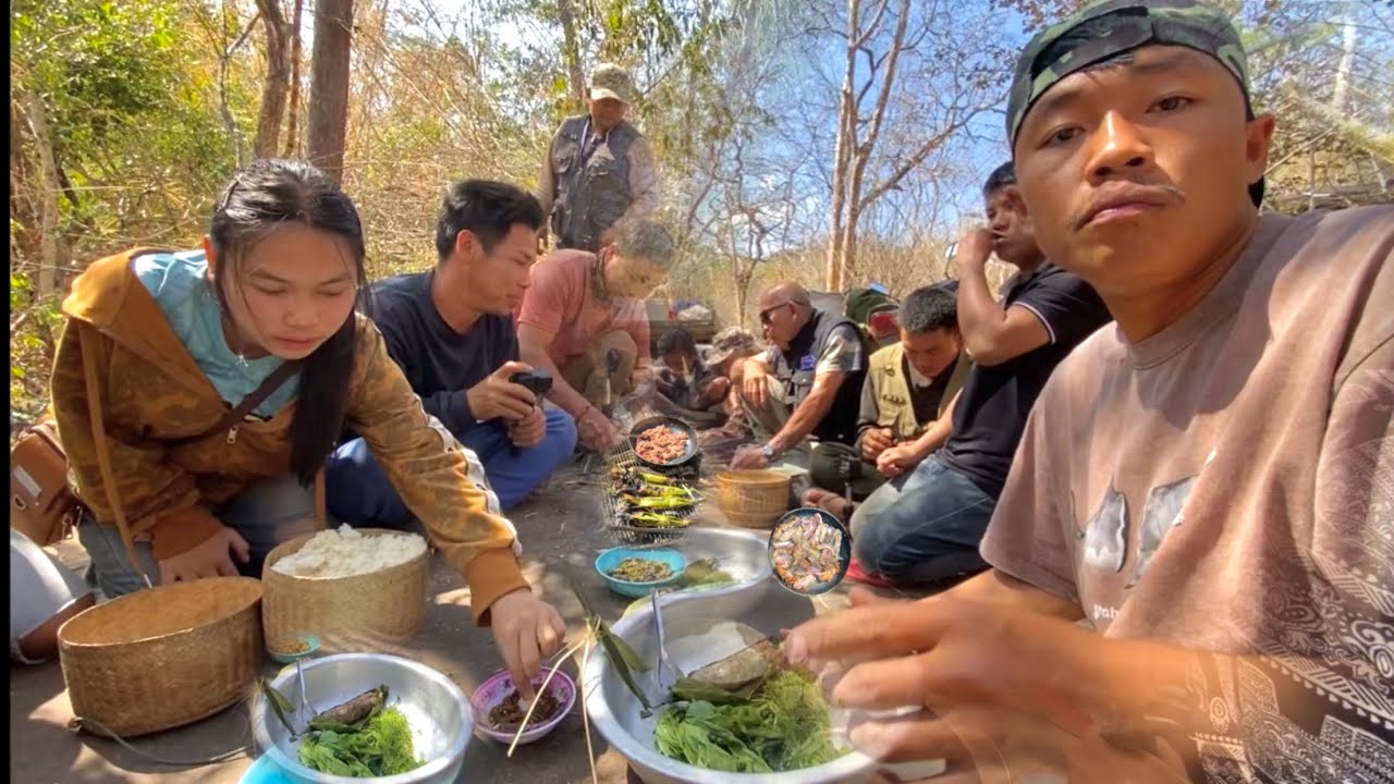 กินข้าวสามัคคีก่อนกลับบ้านกับทีมงานนายพานดอน