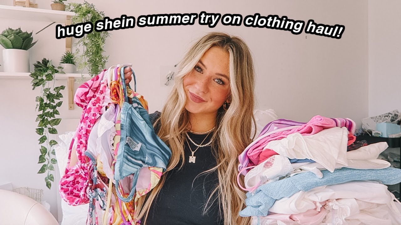 another HUGE shein summer try on clothing haul!