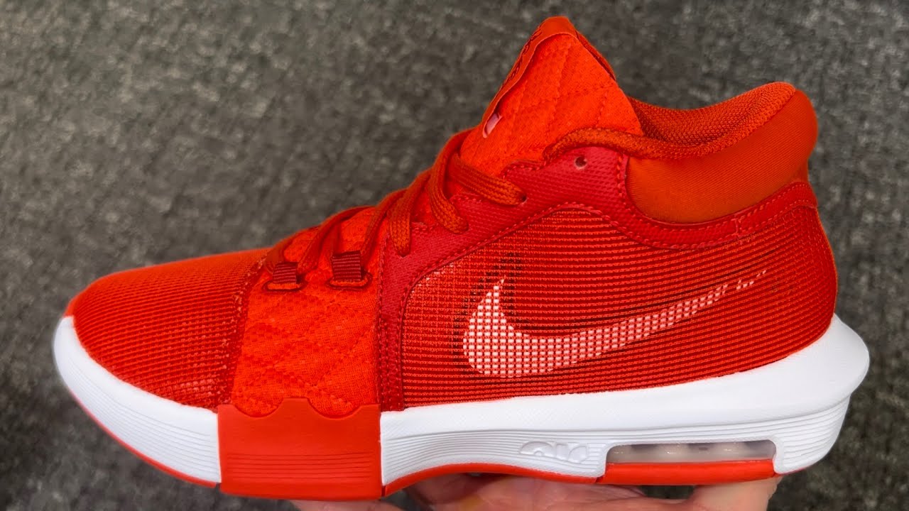 Nike LeBron Witness 8 Habanero Red Basketball Shoes
