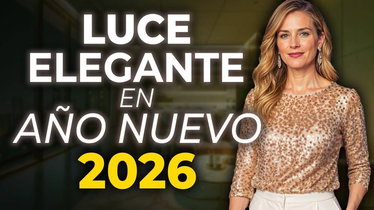 OUTFITS PARA VESTIR ELEGANTE EN AÑO NUEVO 2026 PARA MUJERES 50+ ✨ Lujo Casual