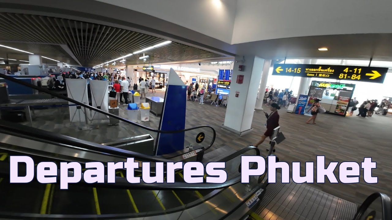 International Departure Lounge Phuket  What it's really like.