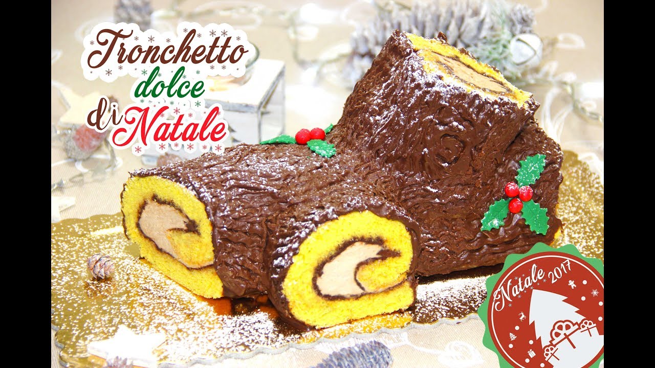 TRONCHETTO DOLCE DI NATALE 🎄🎁| Le ricetta di DELIZIEePASTICCi di Marzia