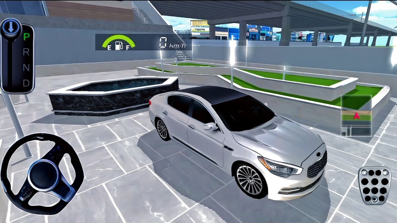 New White Sedan is ready for Parking -3d Driving Class android game | Car Game#gameplay #cargame