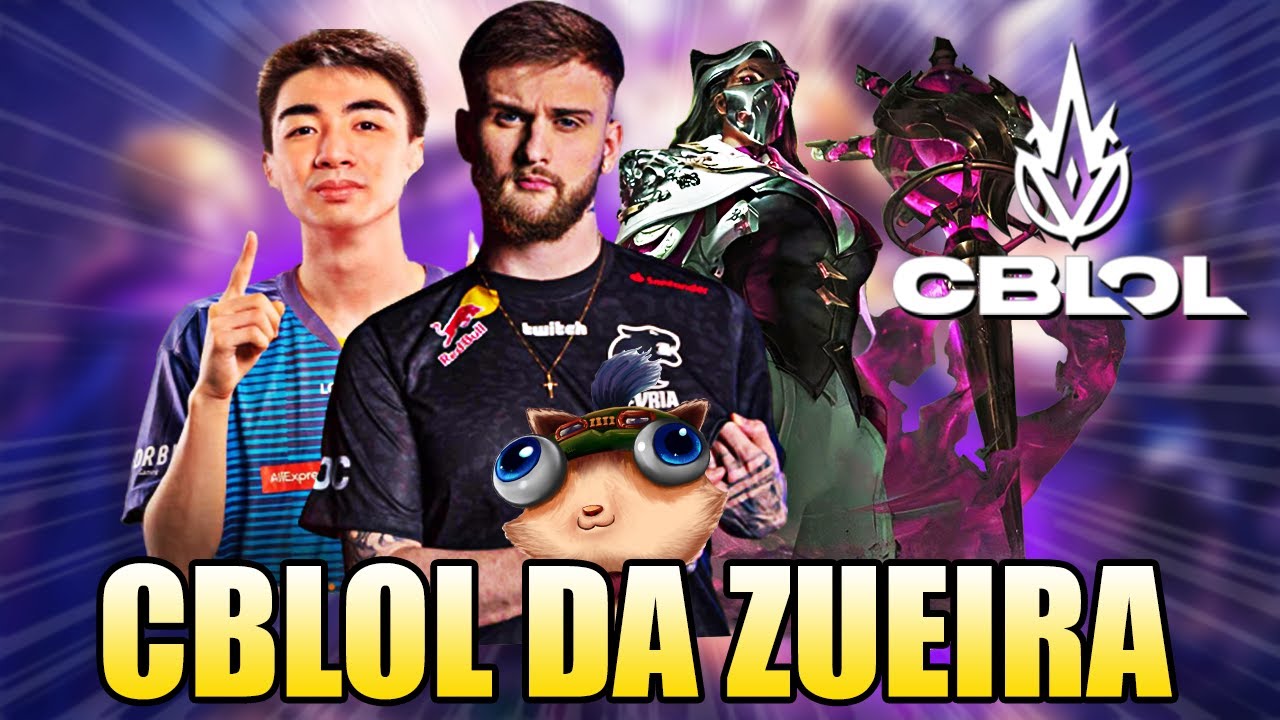 RENATA GLASC NO CBLOL E PENTAKILL DO NINJA - CBLOL DA ZUEIRA