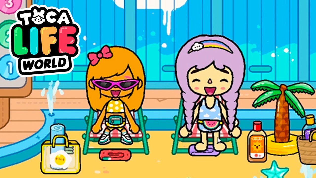 ¡Paso un Loco día de Piscina con mi Amiga Pija! Toca Boca Life World