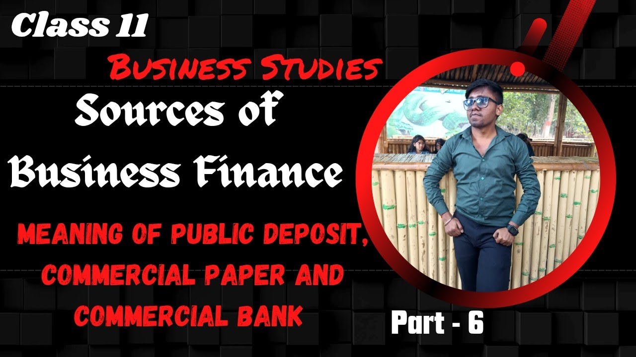 Public Deposit, Commercial Paper & Bank | Business Finance Part 6 | Class 11