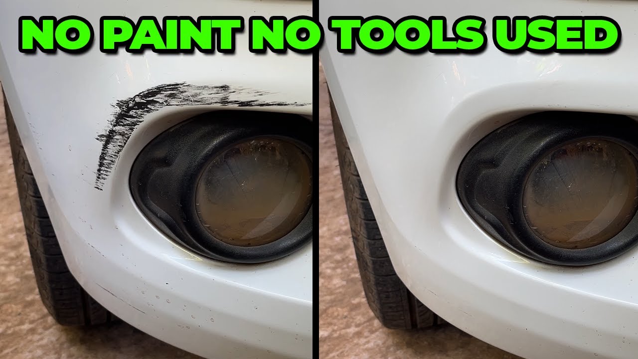 How to Remove Scratches From A Car Without Using Paint or Tools | English