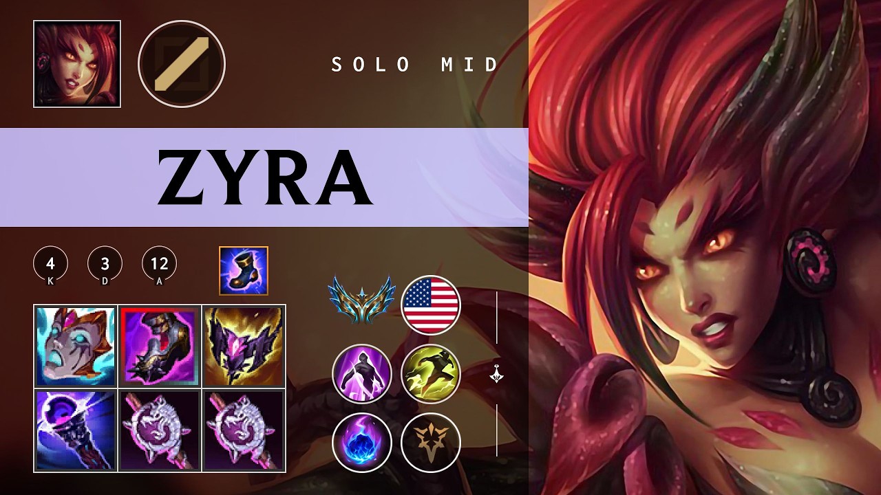Zyra Mid vs Aurora - NA Challenger Patch 26.03