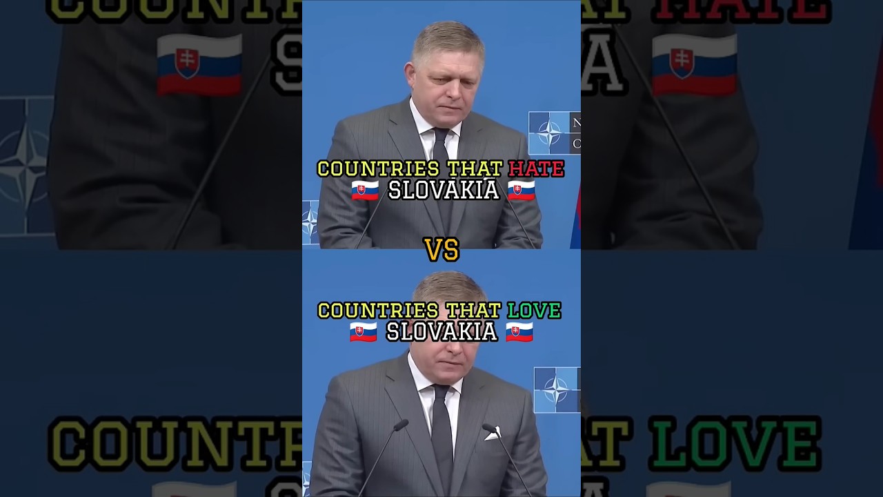 Countries that hate Slovakia vs countries that love Slovakia#shorts#viralshorts