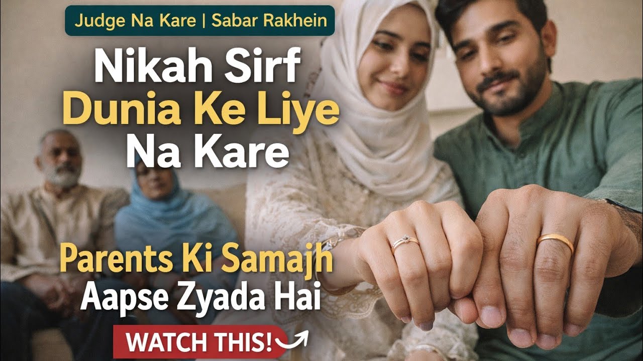 Deobandi Or Sunni Nikkah Story | Humari Shadi ek din ka function nahi, puri zindagi ka faisla hai ❣️