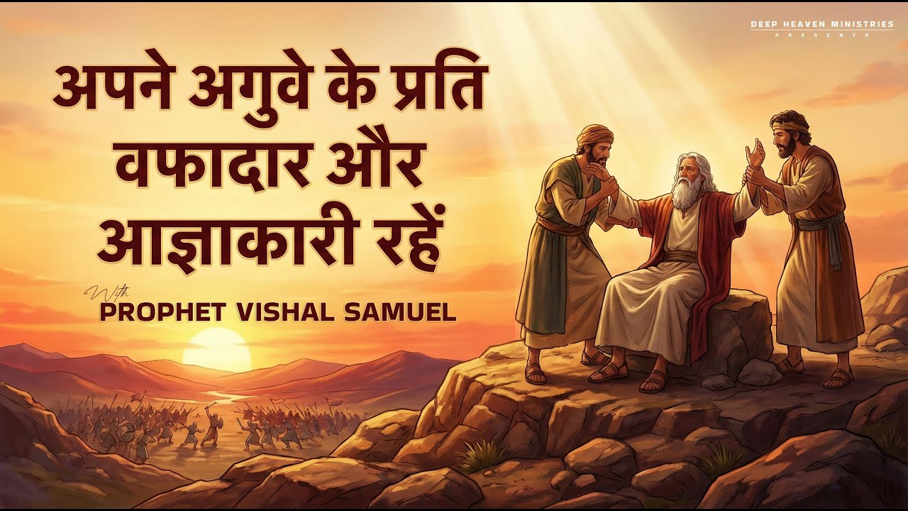 🔥अपने अगुवे के प्रति वफादार और आज्ञाकारी रहे — प्रोफेट विशाल सैमुअल🙏✨