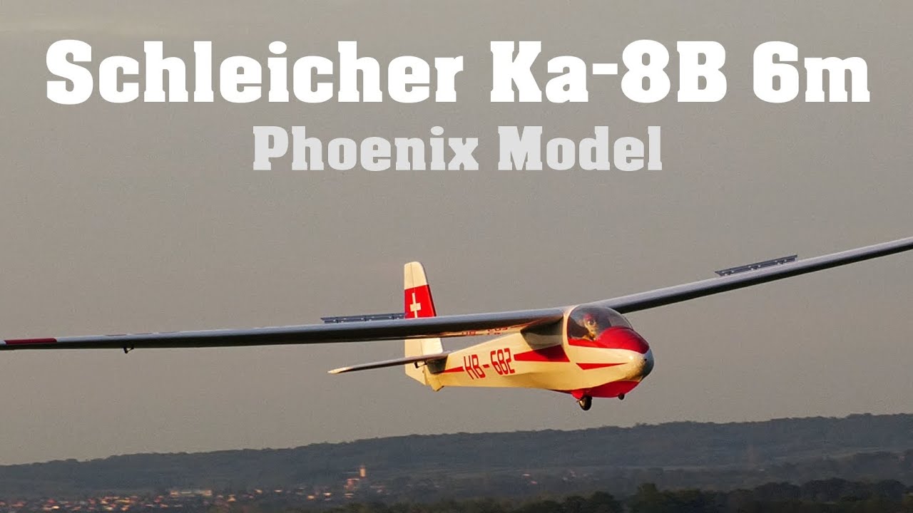 Schleicher Ka-8B 6m Phoenix Model | giant scale RC glider | 4K | Hat 2022