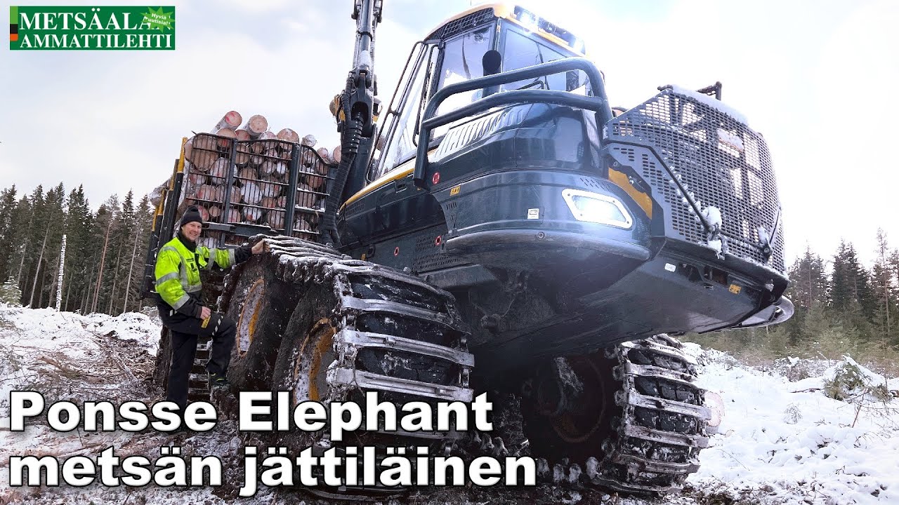 Ponsse Elephant - mets&auml;n j&auml;ttil&auml;inen