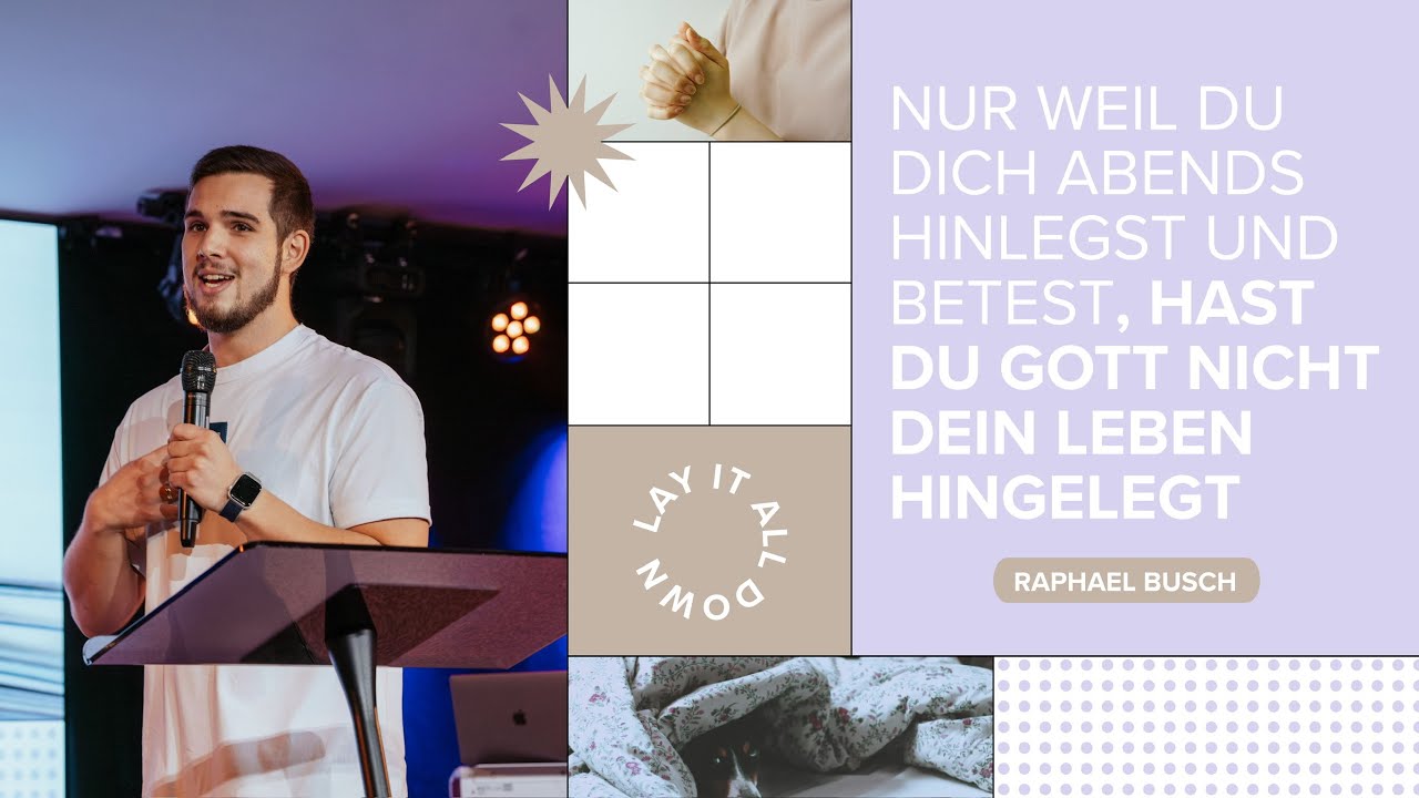 NUR WEIL DU DICH ABENDS HINLEGST UND BETEST HAST DU GOTT NICHT DEIN LEBEN HINGELEGT | C3 HOME