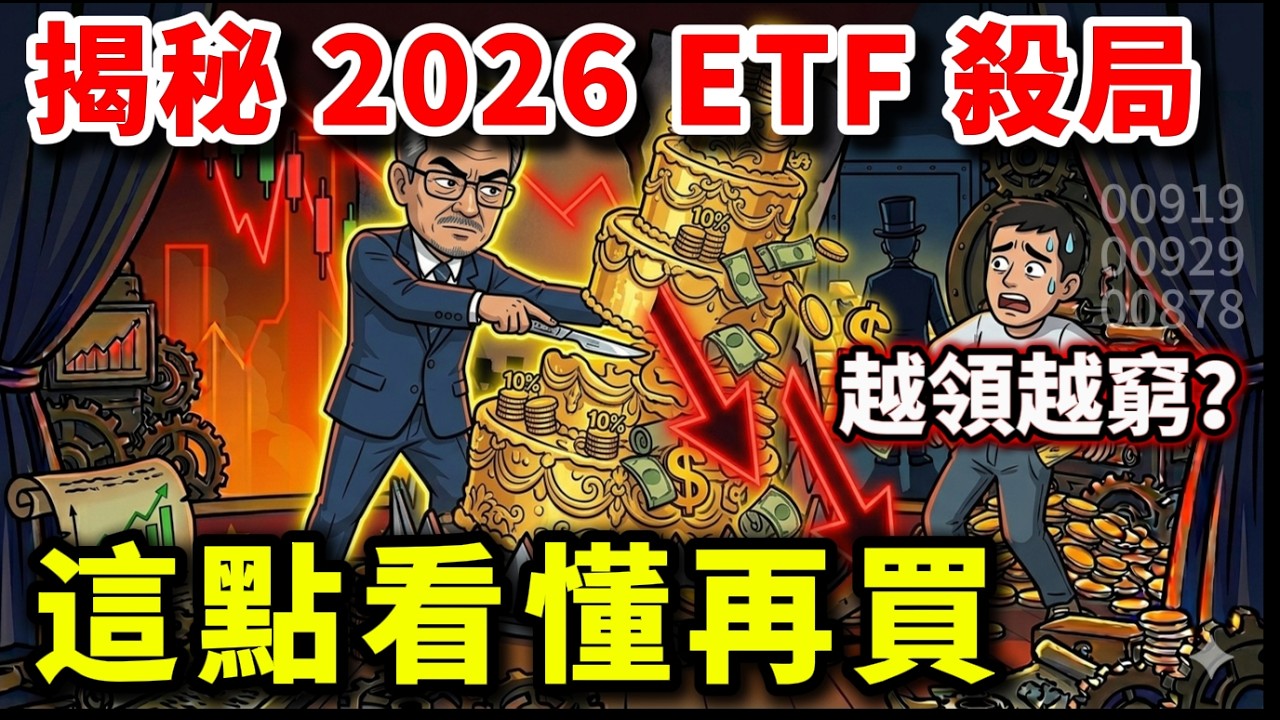 2026 年別再無腦買高息 ETF！揭秘「殖利率」背後的本金收割機：老周警告，當這 3 個信號出現，你賺的利息根本補不了賠掉的本金！