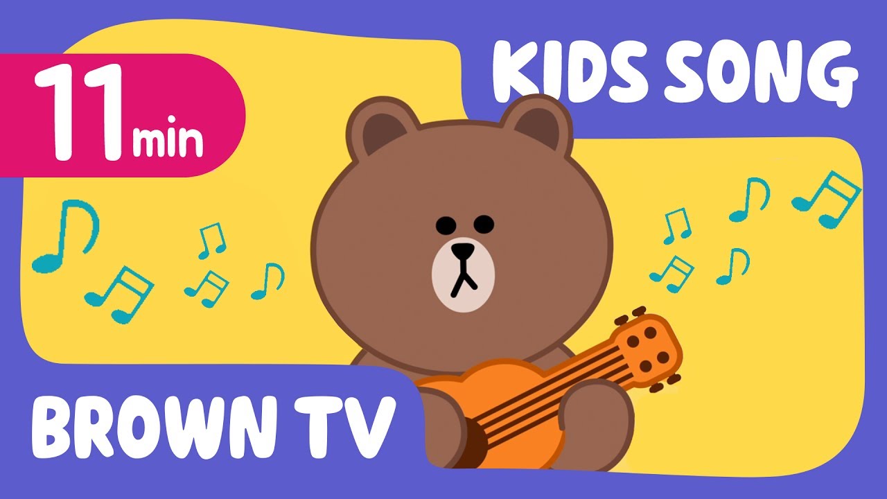 [Brown TV] Super Simple KIDS SONG 7 | 11min | Line Friends Kids Songs