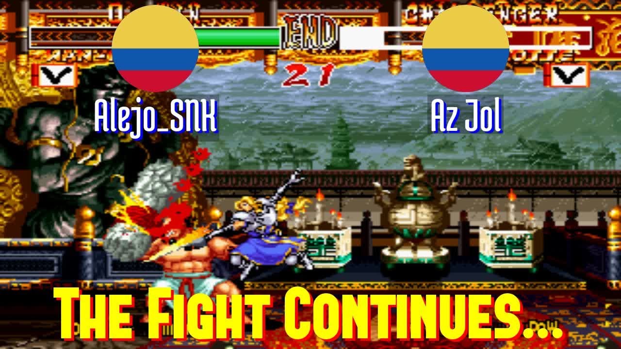 FT5 @samsho2: Alejo_SNK (CO) vs Az Jol (CO) [Samurai Shodown II Fightcade] Feb 10