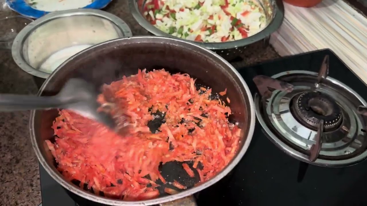 Gajar ka meetha raita
