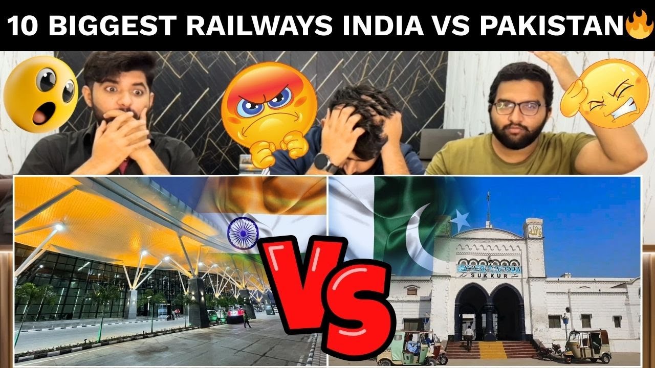 Reaction On Biggest Railway Stations | भारत Vs पाकिस्तान | Pakistani Reaction🔥