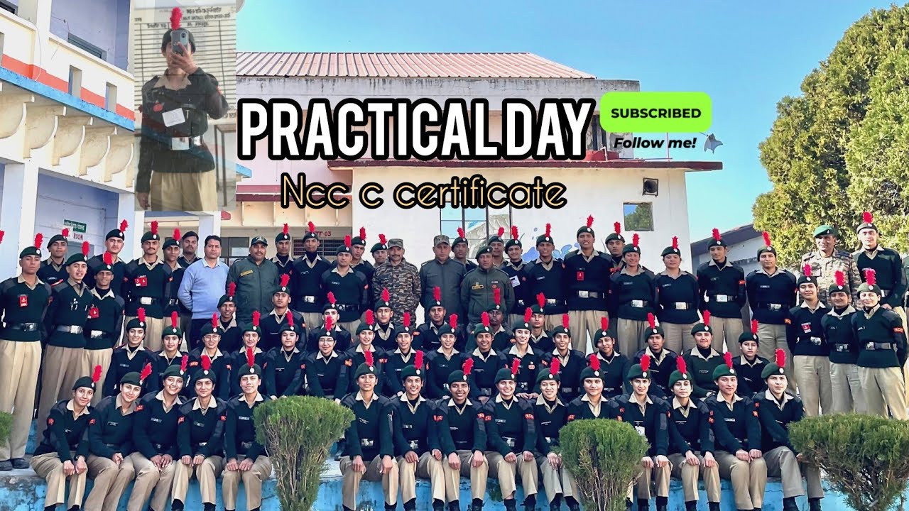 NCC C certificate  Partical DAY IN Pauri Garhwal 😝