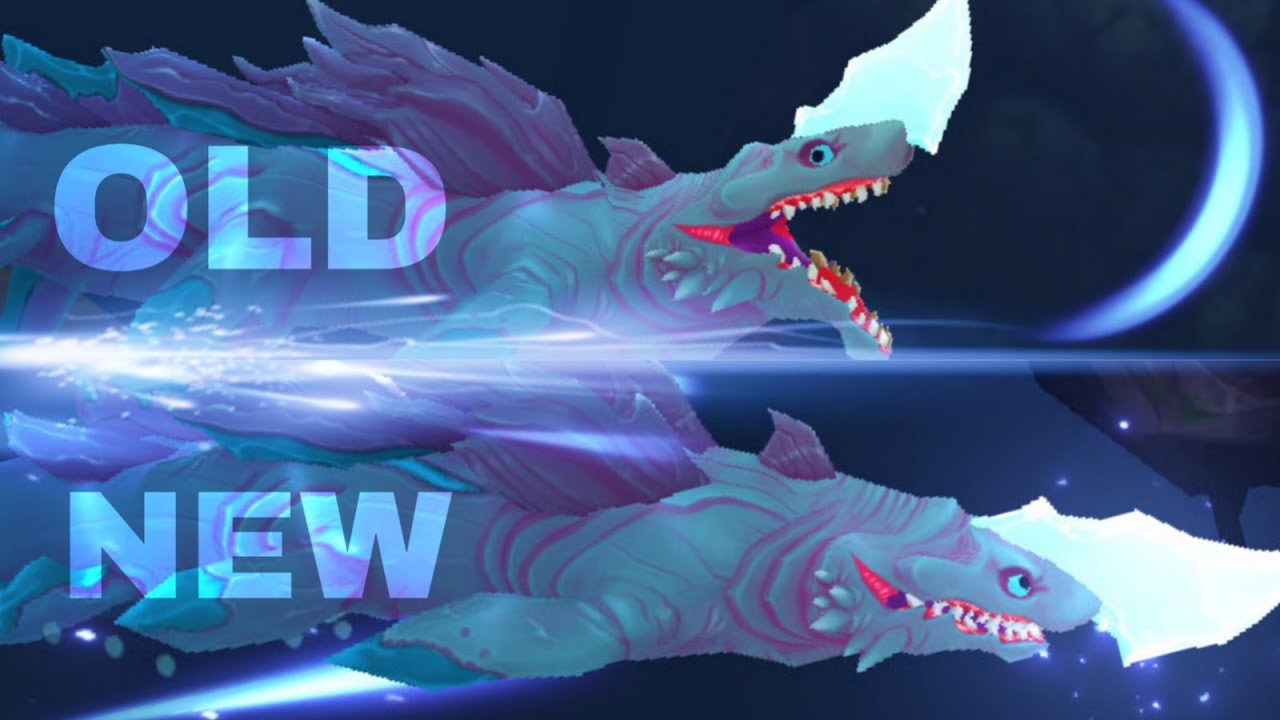 OLD LUMINITE VS NEW LUMINITE - Hungry Shark Evolution