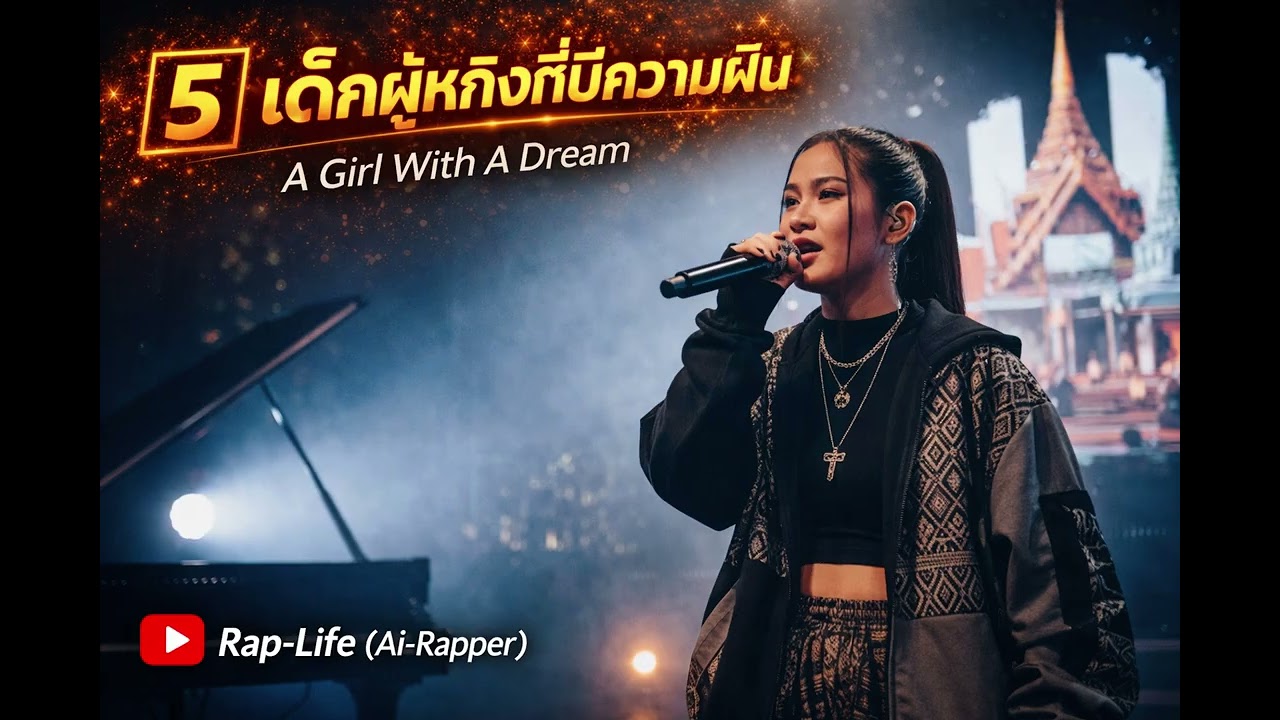 Vol.09 | 👑 ราชินีของชีวิตฉัน | Thai Female Rap Album 2026 🔥 Rap-Life (Ai-Rapper)