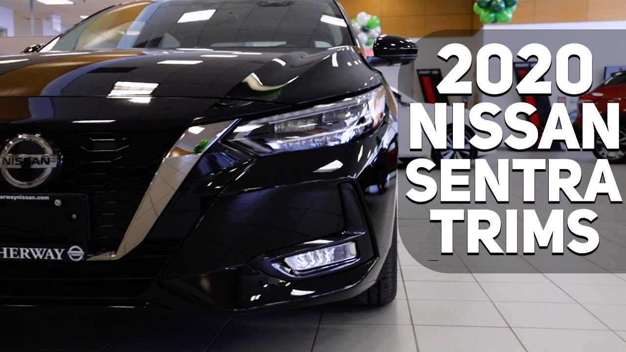 Trim Differences Between the 2020 Nissan Sentra S, S Plus, SV, SR AND SR Premium