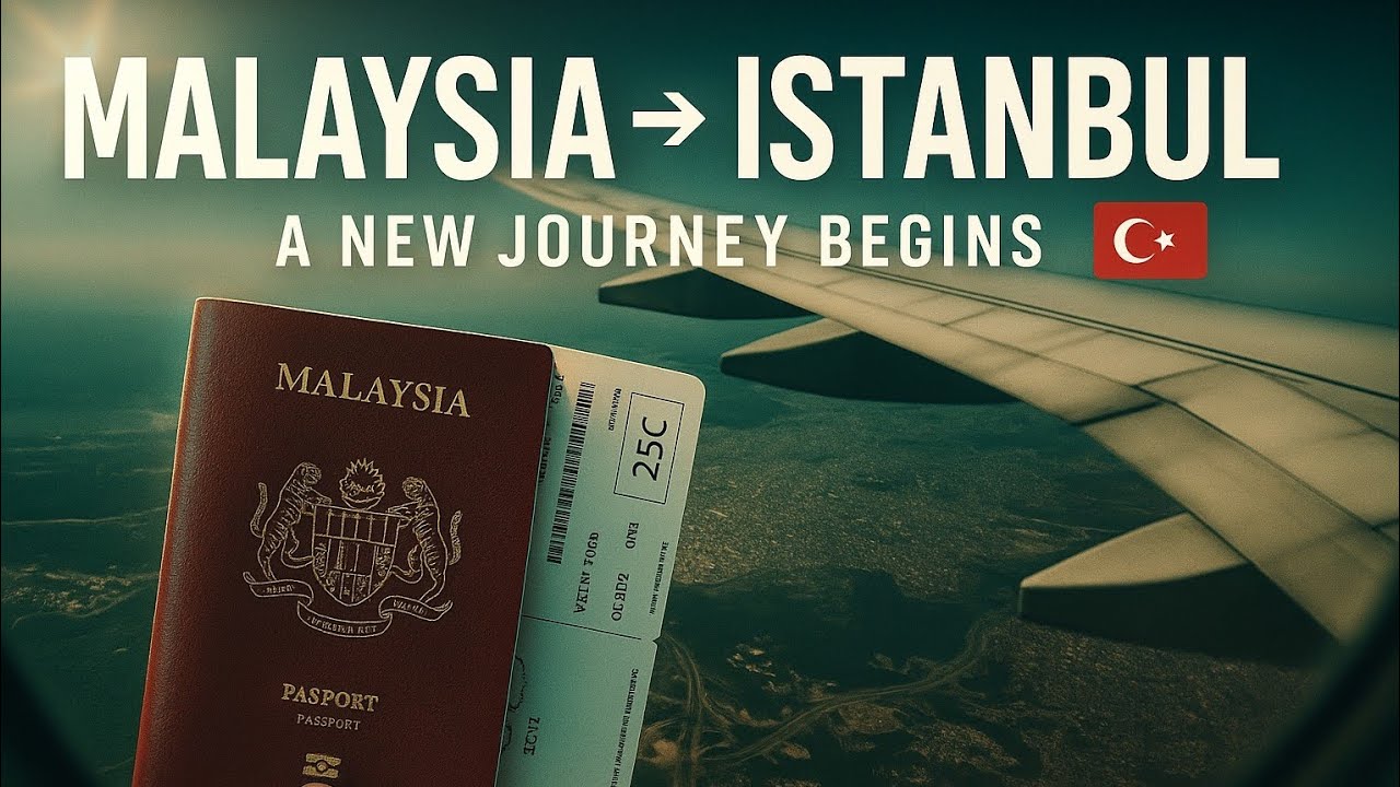 Perjalanan Menaiki Pesawat | Dari Malaysia Menuju Ke |  Turkey Instanbul