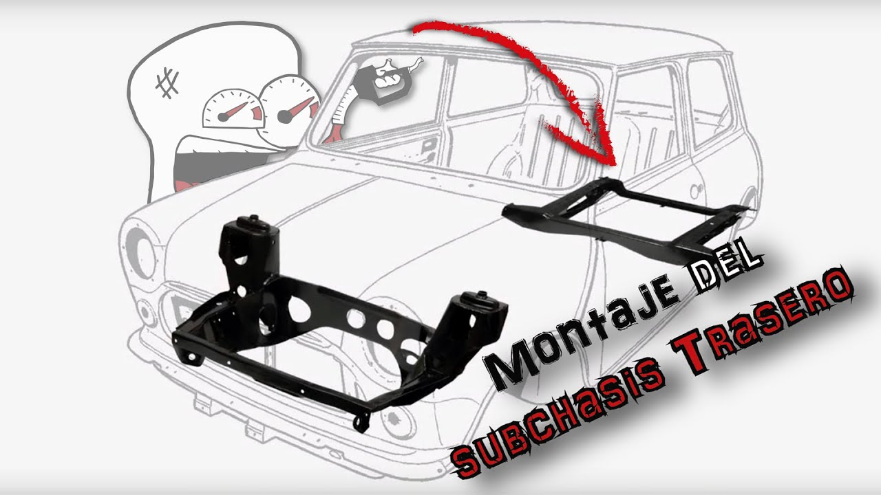 Restauración del Mini #13 - Cómo montar el subchasis trasero | (En español)
