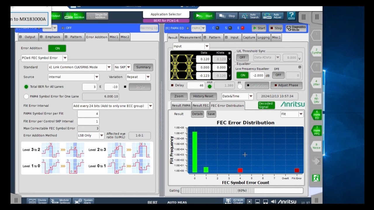 MP1900A PCIe® 6 0 RxLEQ Tests Demonstration Video