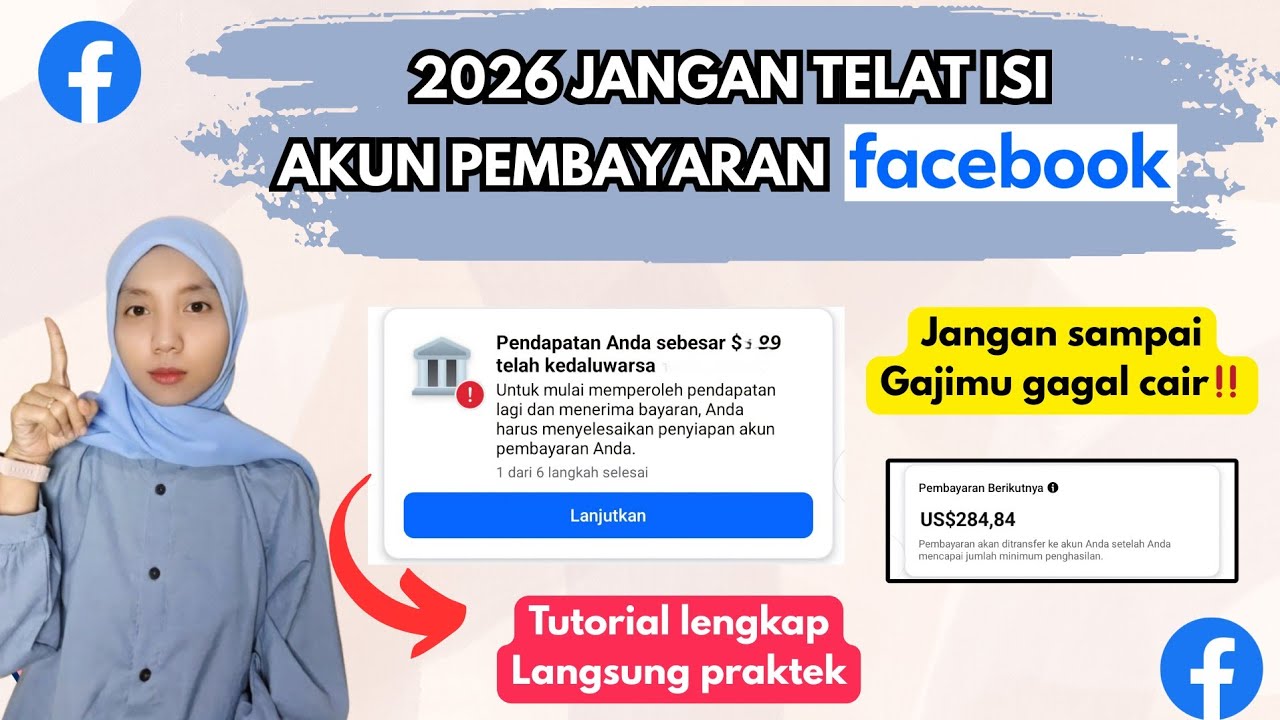 2026 JANGAN TELAT ISI AKUN PEMBAYARAN FACEBOOK‼️ INI TUTORIAL LENGKAP ISI AKUN PEMBAYARAN FACEBOOK
