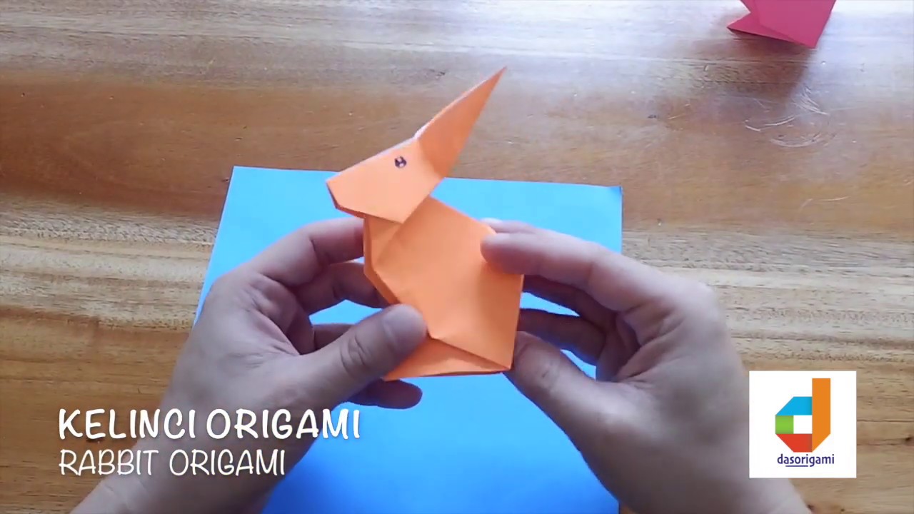 Cara Membuat Origami Kelinci (Rabbit Origami)