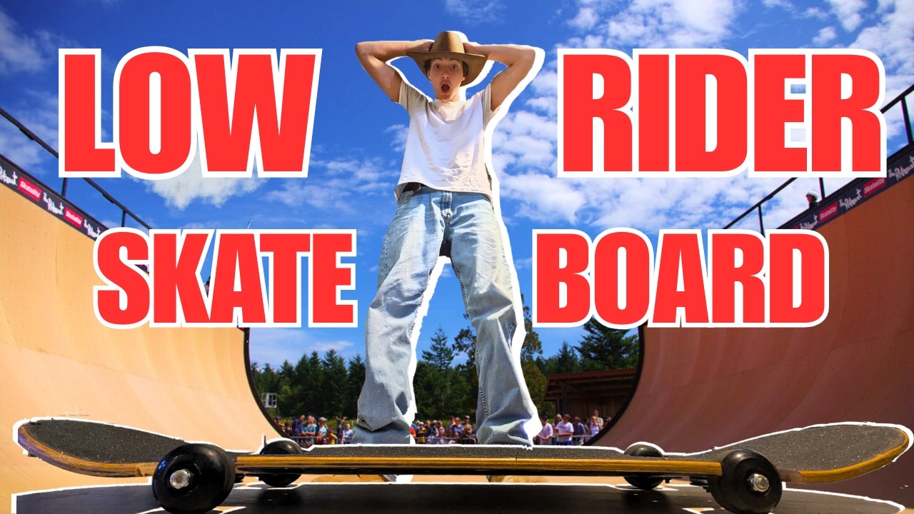 THIS LOW RIDER SKATEBOARD IS INSANE
