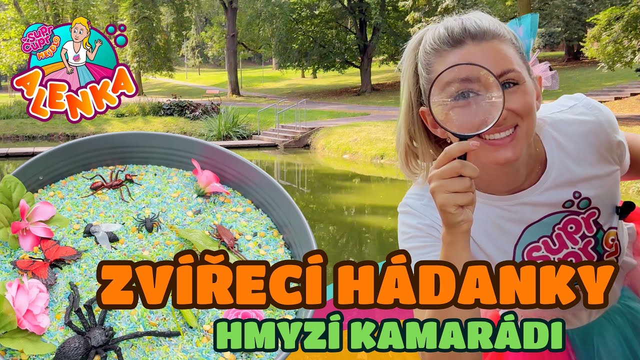 Hmyzí kamarádi 🦋🐝🐞 Zvířecí hádanky | Hrajeme si s Alenkou