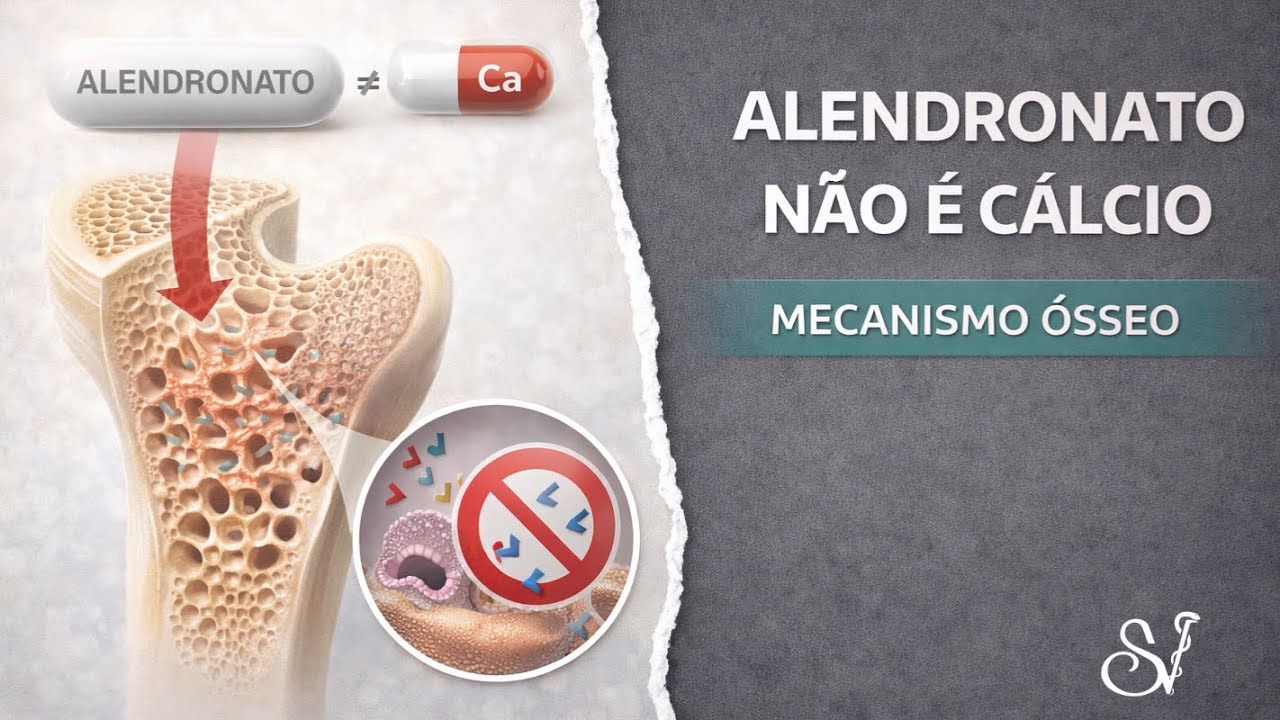 Alendronato não é cálcio
