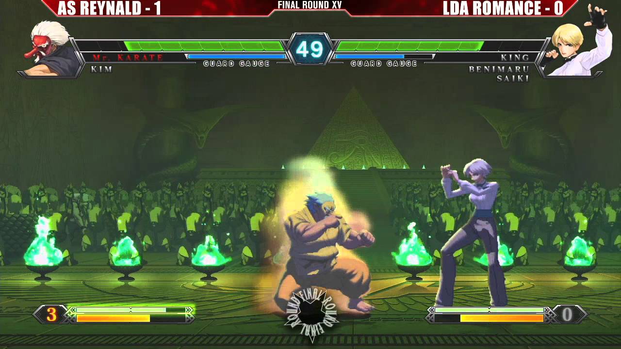 KOF13 Losers Final AS Reynald vs LDA Romance - FR XV - Road to Evo 2012